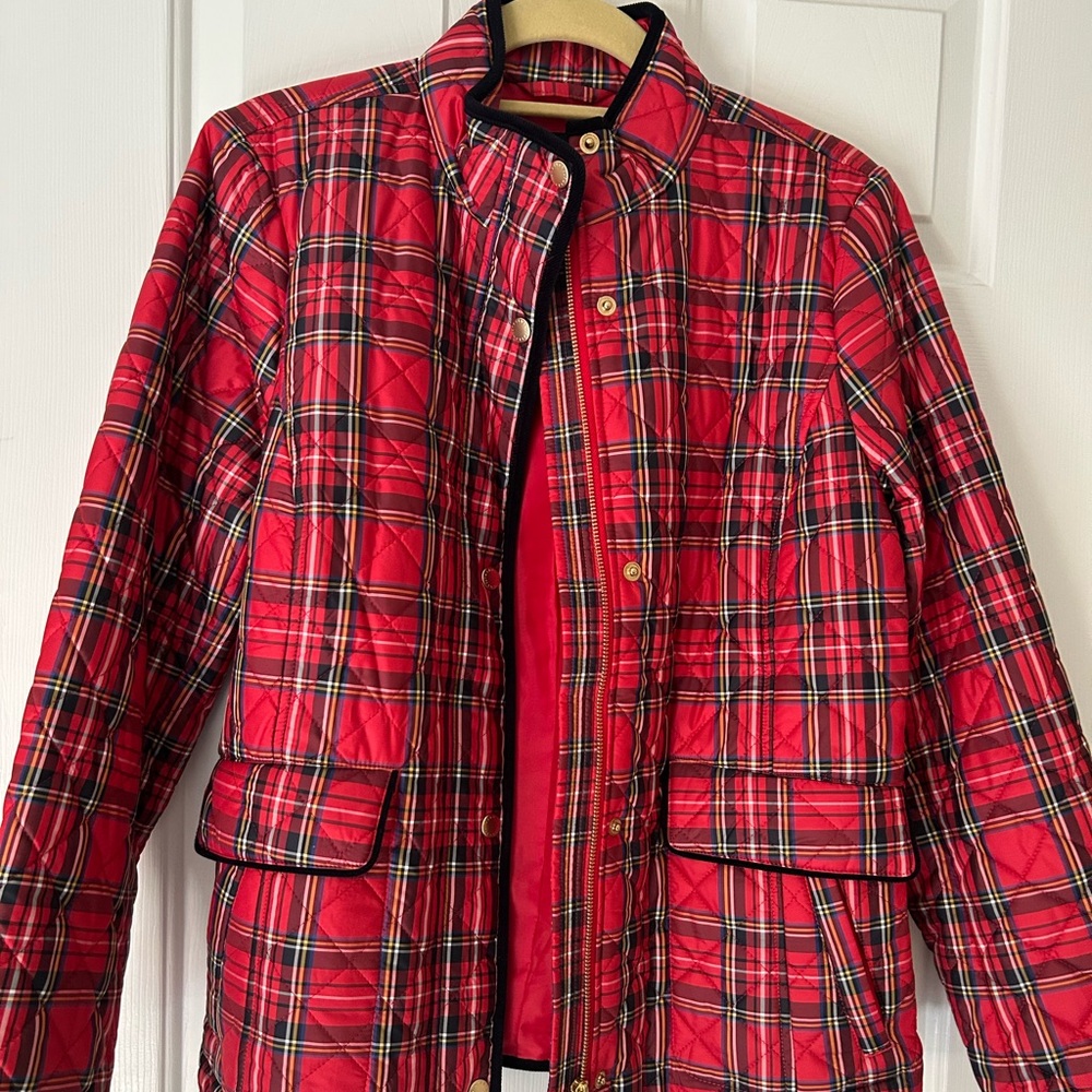 Talbot’s Red Plaid Women's Jacket